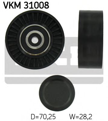 VKM 31008 SKF Ролик модуля натягувача ременя1
